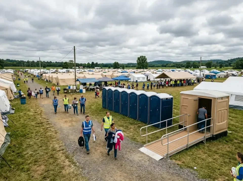 disaster-relief-camp-restrooms-010 — frequently asked questions, Dumpster & Portable Bathrooms Rental in Long Hill, CT
